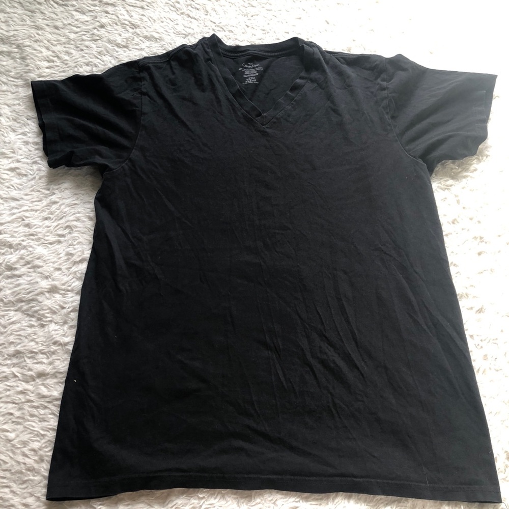 Black Calvin Klein v neck shirt